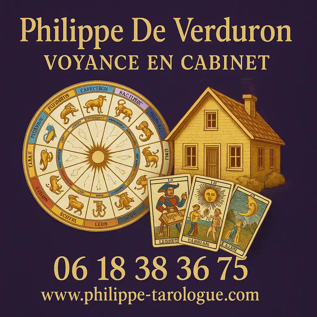 Philippe De Verduron, Voyant Médium Astrologue, consultation de voyance à Strasbourg au cabinet, meilleur voyant à Strasbourg en Alsace