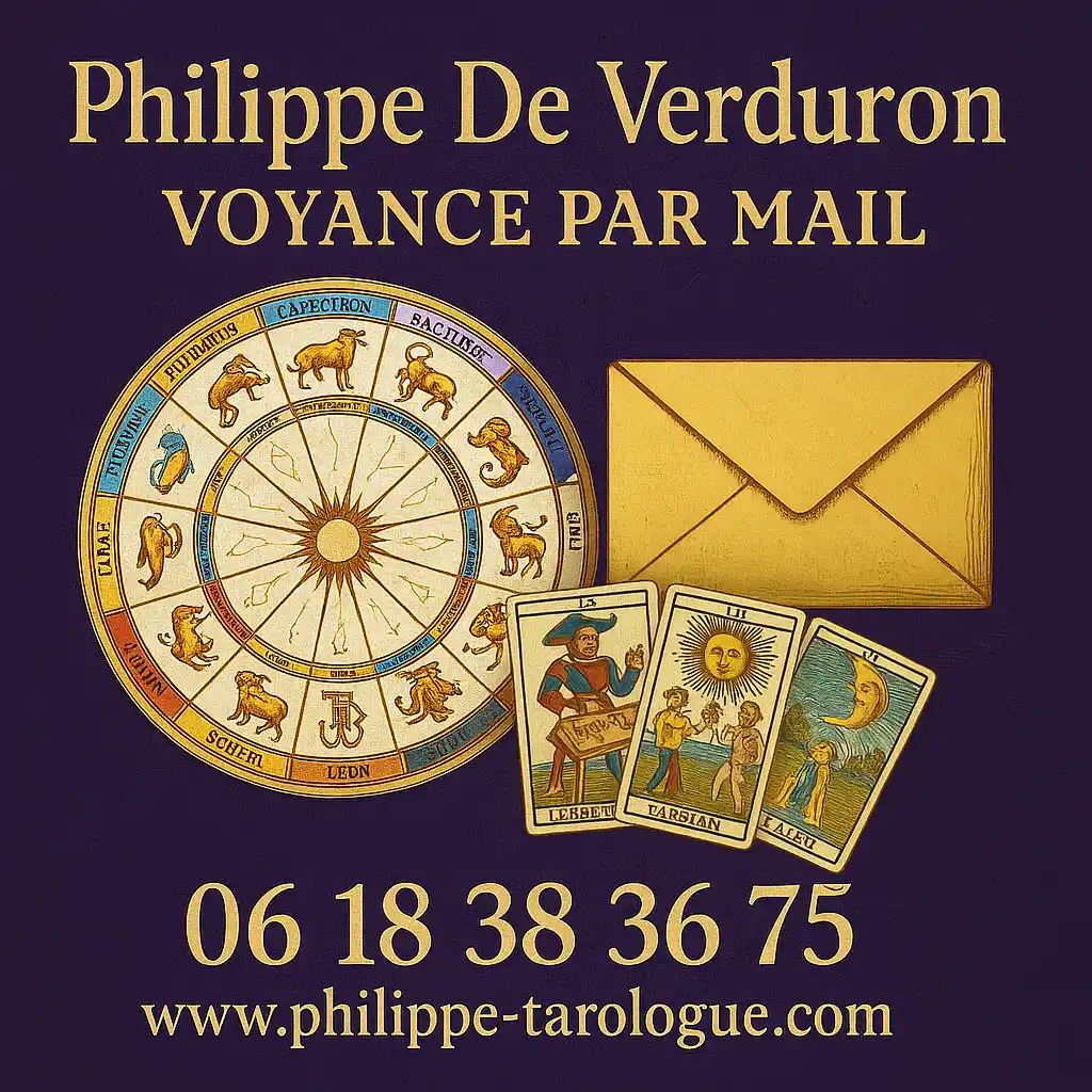 Philippe De Verduron, Voyant Médium Astrologue, voyance par mail fiable et sérieuse, voyant indépendant,